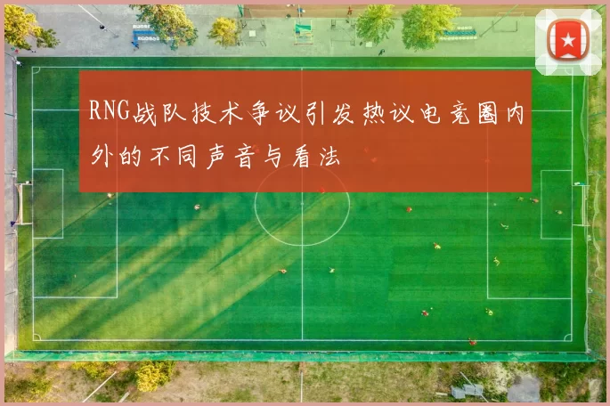 RNG战队技术争议引发热议电竞圈内外的不同声音与看法